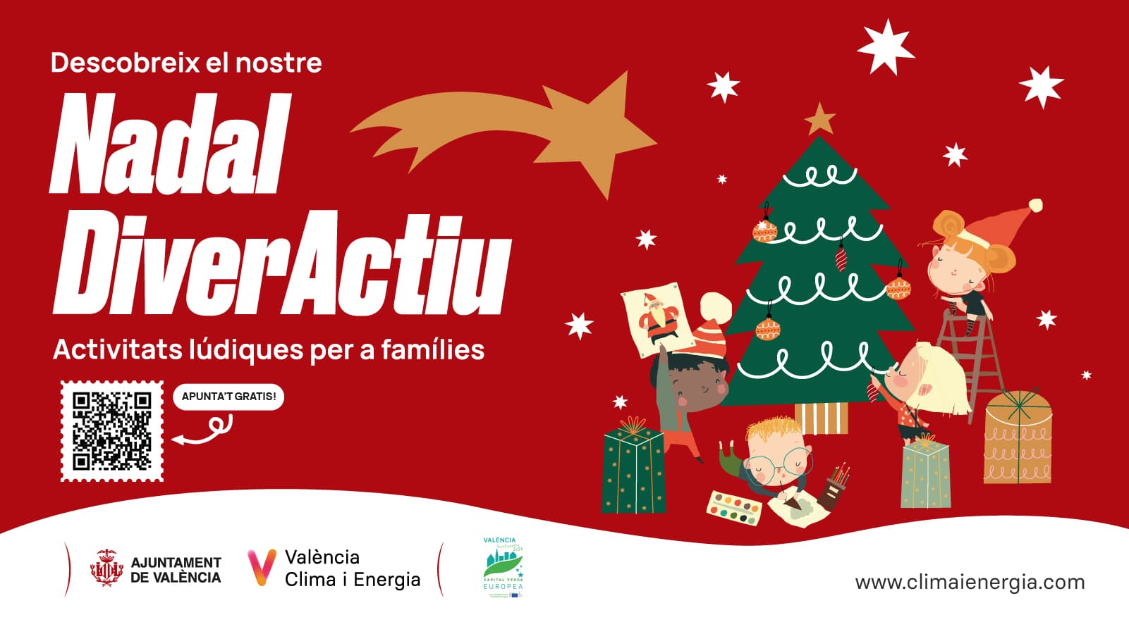 Actividades educativas para toda la familia en Navidad - Nadal Diveractiu - València Clima i Energia
